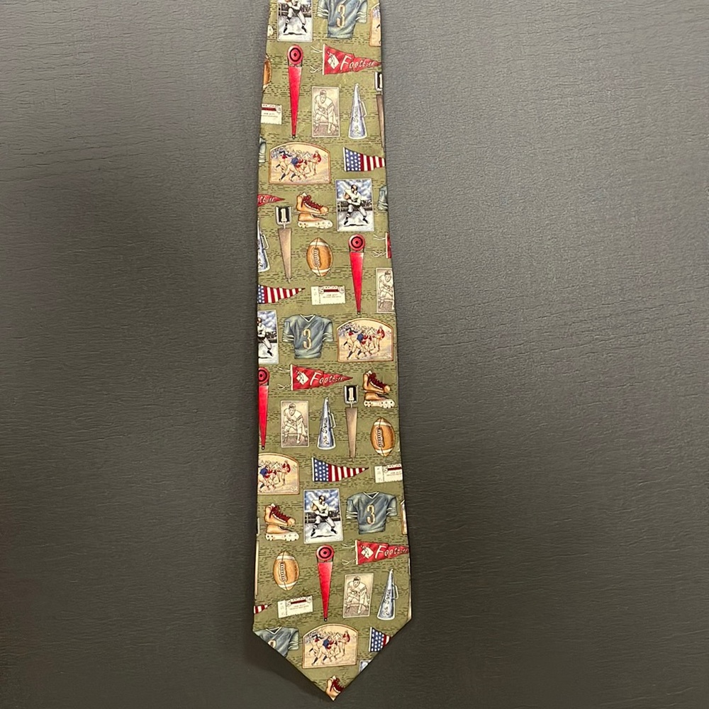 Football Nostalgia neck tie